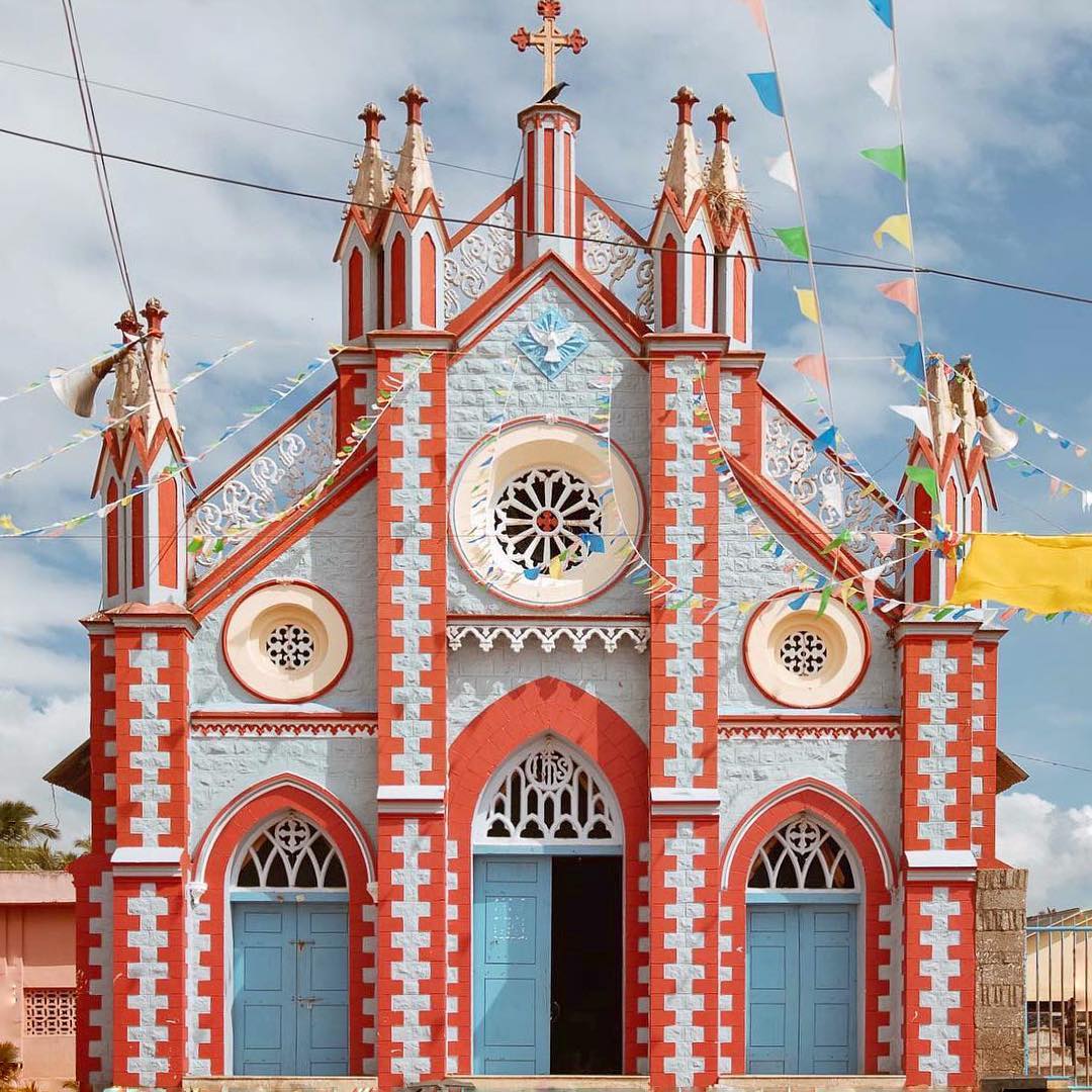 Accidentally Wes Anderson - Vizhinjam Old Portuguese Church
