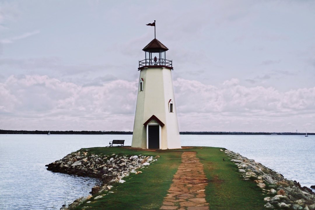 Accidentally Wes Anderson - Lake Hefner Lighthouse