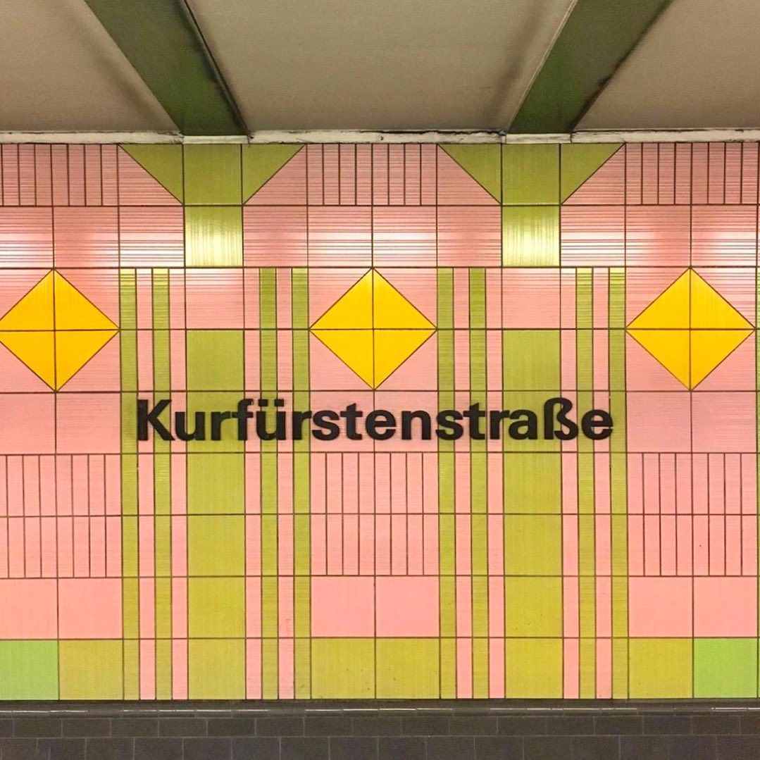 Accidentally Wes Anderson - Kurfurstenstrasse Station