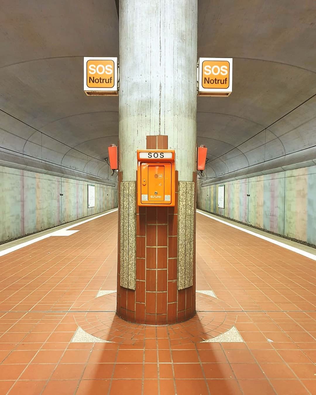 Accidentally Wes Anderson - Westend Underground Station