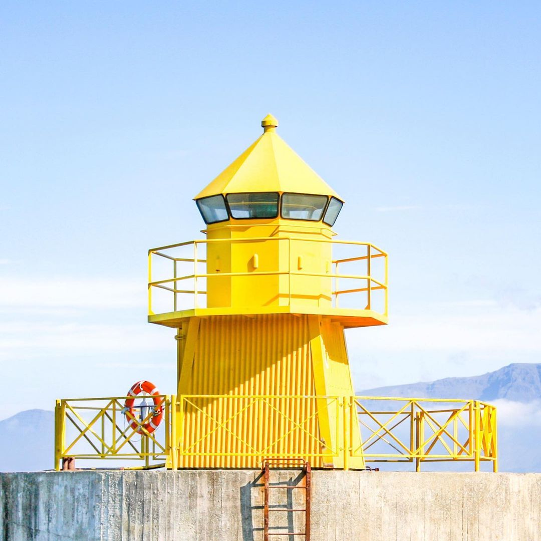 Accidentally Wes Anderson - Höfði Lighthouse