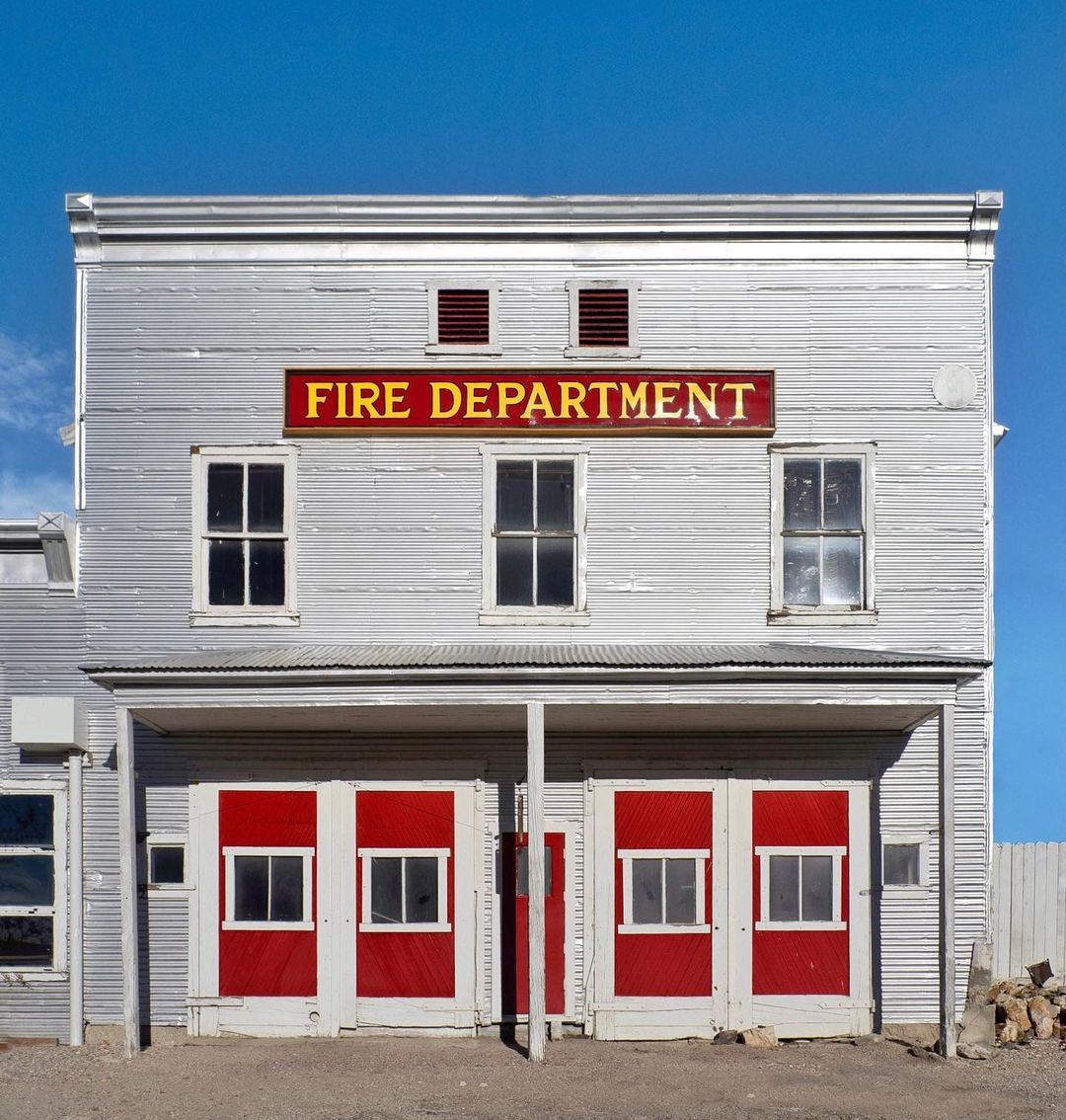 Accidentally Wes Anderson - Tonopah Fire Station